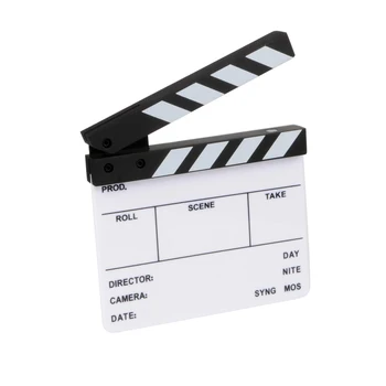 MINIFOCUS камера снимки видео акрилни малък обшивки сухо изтриване режисьор на Филма филм Клэппер за гладене плоча (6. 3x5. 5