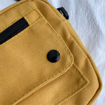 Жените Чист Цвят Ежедневна Чанта Открит Чанта Платно Чанта С Цип Чанта През Рамо За Жени Bolsos Para Mujer#20