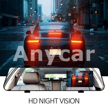 4.5 Inch Dash cam HD Dvr mirror Car dvr един dashcam Driving рекордер Dual Lens car един dashcam For 70mai Dvr replace For teyes Player