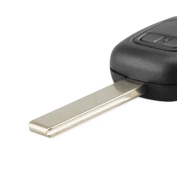 KEYYOU 10x 2 бутон от дистанционното на ключа на автомобила за носене на ключодържател за Peugeot 307 с пазом