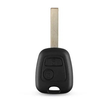 KEYYOU 10x 2 бутон от дистанционното на ключа на автомобила за носене на ключодържател за Peugeot 307 с пазом