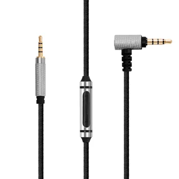 OFC сплетен взаимозаменяеми кабел удължителен кабел на музикални Захранващия проводник за слушалки Sennheiser PXC550 PXC480 PXC 550 480 MB660 MB 660 UC MS