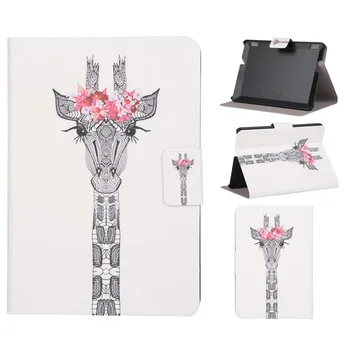 Print Flip Stand ПУ Leather Sleeve Skin Shell Protective Cover Funda Capa Case For Amazon Kindle Fire HDX 7 HDX7 7