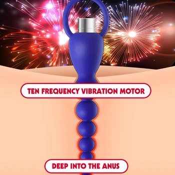 Заряжаемые анални топчета включете масажор на простатата усвояването на анален вибратор дистанционно ануса вибратор анален накрайник секс играчки за мъже мъже мастурбация