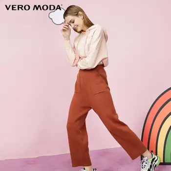 Vero Moda дамско градинска облекло Straight Fit Crop ежедневни панталони | 31947V501