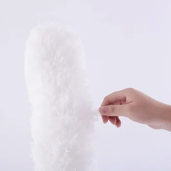 156cm Extendable Household Fluffy Feather Dust Polyester Fiber Cleaning Duster for Home Office Car XH8Z