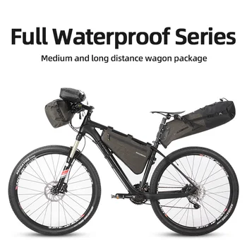 ROCKBROS Bike Велосипедна чанта непромокаемая голям капацитет на МТБ Пътна рама чанта триъгълни чанта водоустойчива Конопатящий чанта Pannier аксесоари