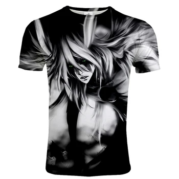 2020 New Bleach 3D Printed T-shirt Fashion Аниме Style Men/Women О-образно деколте градинска тениска спортни и ежедневни хип-хоп тениска Unsiex