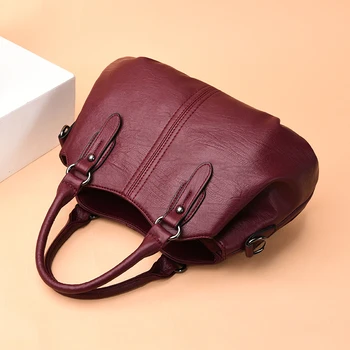 2019 антични ръчна чанта дами чанта основният женски кожена най-дръжка за чанта, Луксозни Чанти, дамски чанти дизайнер на марката Bolsas