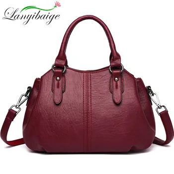 2019 антични ръчна чанта дами чанта основният женски кожена най-дръжка за чанта, Луксозни Чанти, дамски чанти дизайнер на марката Bolsas