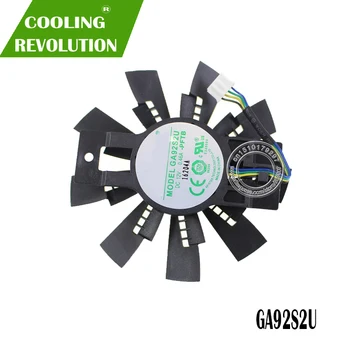 GA92S2U DC12V 0.46 A 4PIN графичен вентилатор за Zotac GTX1070 GTX1070Ti GTX1080 AMP EXTREME
