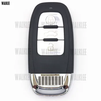 WALKLEE Car Remote Auto Smart Key, подходящи за Audi A4/S4/A5/S5/Q5 8T0 959 754 * / 8K0 959 754 * 3 бутона 433 Mhz автоматично заключване на вратите