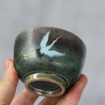 LUWU керамична чаша ръчна изработка кран чаена чаша китайски кунг-фу чаша 70 мл