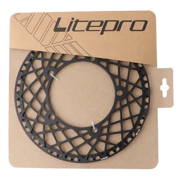 Litepro един диск брадичката на сгъваеми велосипеди 53/56/58 Т паяк Звездичка мотокрос пътен под наем BCD 130мм шатуны алуминиева сплав