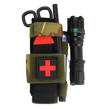 Фенерче ножица виси чанта открит туризъм първа помощ бързо освобождаване на ключалката на Военно-медицински тактически колан, чанта за инструменти