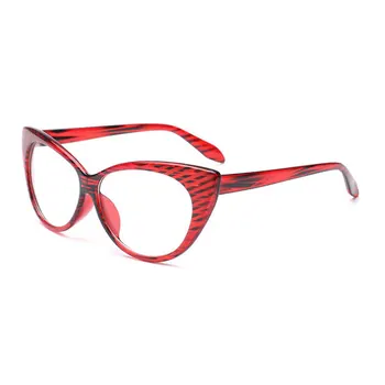 Дамски Рамки За Очила Cat-Eye, 77042 Пластмасов Суперлегкая Модни Рамки За Очила, 8 Цвята