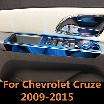 За Chevrolet Cruze 2009-на прозореца на панела за управление стеклоподъемника switch капак завърши протектори стайлинг автомобили украса