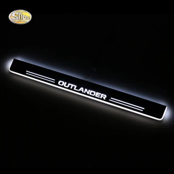 SNCN LED система прагове за Mitsubishi Outlander 2007~2016 Led движеща се врата тампон добре дошли на педала аксесоари