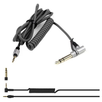 За Beats Detox адаптер за слушалки Пролет стерео аудио Aux кабел, смяна на кабел за Dr Dre Solo / Pro / Mixr / слушалки / студио