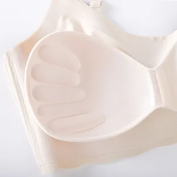 Lady underwear one piece ice silk фитнес push up bra нова мода интимно бельо, сутиени за жени bralette modis brasier mujer