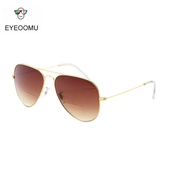 EYEOOMU ретро бифокални очила за четене, слънчеви очила с UV400 мъжки слънчеви очила за шофиране пресбиопия дамски слънчеви очила с диоптриями от + 1.0 до +3,5