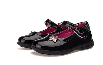 Обувки за момичета, Детски обувки Bowknot Chaussure enfant Princess лачена кожа обувки за момичета Детски маратонки обувки за деца момче