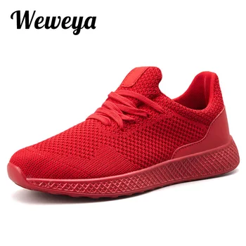 Weweya Big Size 48 Man Sneakers Weave Ежедневни Обувки, Мъжки Леки Маратонки Mesh Outdoor Walking Shoe Тенис Masculino Adulto