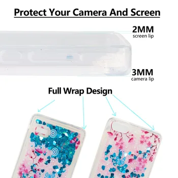 За Huawei Honor 4C 4 C C4 Сладко Glitter Bumper Case G Play Mini Bling Liquid Quicksand Soft Phone Cover CHC-U01 CHC-U23 CHC-U03