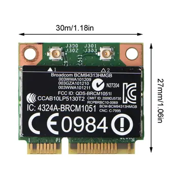 За Broadcom BCM94313HMGB BCM20702 Wifi + Bluetooth 4.0 Half Mini PCI-E Wireless Карта for-HP преносим компютър