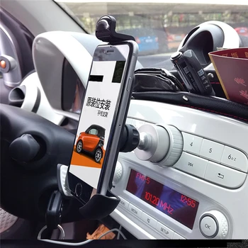 360 градуса на въртене GPS щанд на Притежателя на телефона, за да Benz на Smart Fortwo Forfour 453-2019 универсален навигация скоба за закрепване