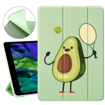 Сладък авокадо Магнит флип-надолу капак за iPad Pro 2020 7th 8th generation Case Air 4 3 2 Case 11 Pro Tablet Case сгъваем калъф