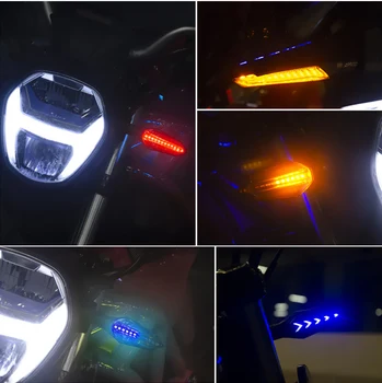 Мотоциклети мигачи за kawasaki Z750 Z800 на предното стъкло zephyr 750 zx10r 2016 636 Clignotant Moto LED Intermitentes Piscas