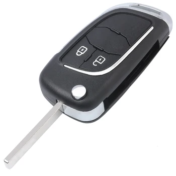 KEYECU Modify 2Button Flip Remote Key Fob 433MHz ID46 за Chevrolet Aveo, Cruze, Orlando P/N: 5WK50079