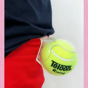 1 бр. ZARSIA на топка за тенис на притежателя клипове заснемане на пластмаса за открит тенис обучение, спорт