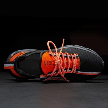 Лятна тенденция стил мъжки Ежедневни обувки 2019 нова мода дишаща мрежа светлината на личността маратонки летящи тъкане Тенис Masculino
