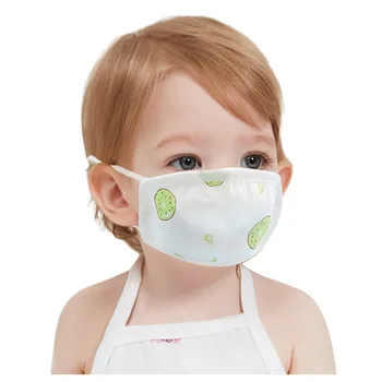 ФПЧ2. 5 Момче Момиче памук детски маска за многократна употреба от деца устата Маска 4 слой маска за лице прах, замърсяване доказателство 0-2 година Маска филтър Маска