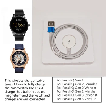 За Fossil Gen 2 Gen 3 За Достъп На Майкъл Корса Sofie Bradshaw Грейсън Smart Watch Charger Безжично Зарядно Устройство