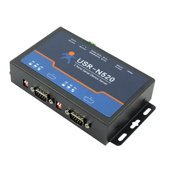 ЮЕСАР-N520 Сериен to Ethernet TCP Server IP Converter Double Device Serial RS232 RS485 RS422 Multi-user Polling