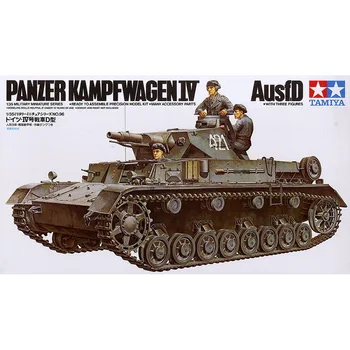 Tamiya 35096 1/35 Scale WWII German Panzer IV Ausf D Tank Display са подбрани пластмасова играчка за сглобяване на модел на сградата комплект