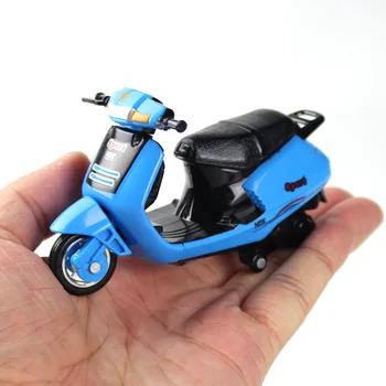 Mini 1:18 Diecast Модел Motorcycle Finger Mountain bike Pocket portable Off-road Vehicle Simulation Collection Toys for children