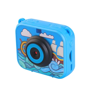 AT-S20 Mini Children 12MP Камера 2.0-инчов LCD екран, цифрова камера, с водоустойчив корпус HD 1080P детски спортен каска камера