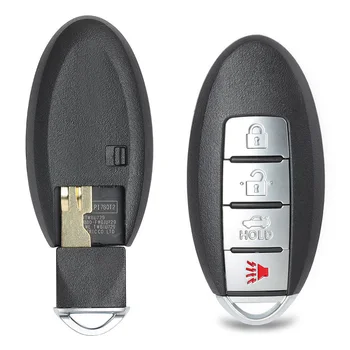KEYECU OEM 315MHz 4A Чип Smart Remote Car Key Fob 4 Button for Infiniti Q50-P/N:S180144203