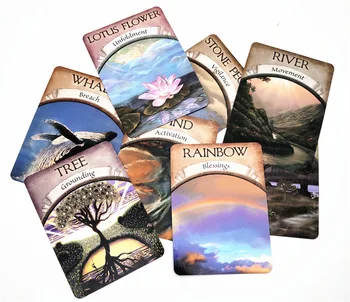 Oracle Cards Earth Magic:прочетете игра на карти Съдбата Tarot за лична употреба настолна игра A 48-card