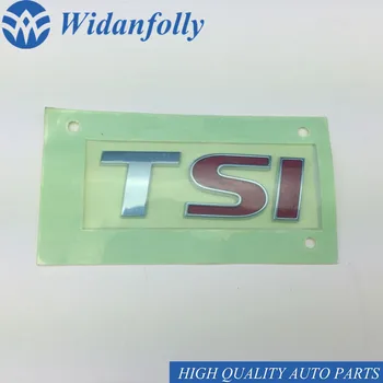Widanfolly 1.8 T / 2.0 T Red TSI за Tiguan 2010-2017 задната част на капака на багажника на багажника низ характер стикер азбука е символ на емблемата на 5ND 853 675 A