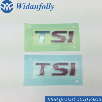 Widanfolly 1.8 T / 2.0 T Red TSI за Tiguan 2010-2017 задната част на капака на багажника на багажника низ характер стикер азбука е символ на емблемата на 5ND 853 675 A