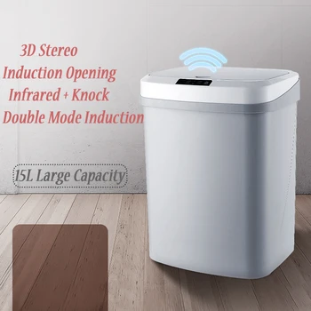 Начало интелигентна автоматична индукционная боклук кухня хол спалня баня тъчпад автоматична индукционная боклук