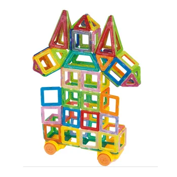Мини магнитни градивните елементи на играчки 3D САМ магнитни дизайнерски играчки тухли, блокове забавни играчки за деца и Децата на Детски
