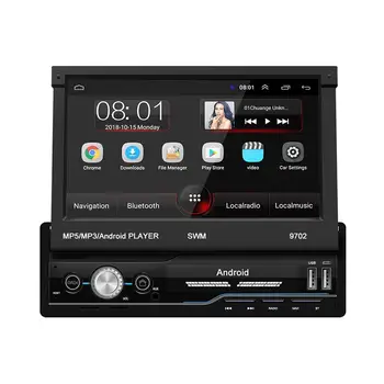 7-инчов авто радио Android 8.1 GPS навигация, Wifi USB зареждане 1 Din Car MP5 плейър вградена в Европа руски Северна Америка карта