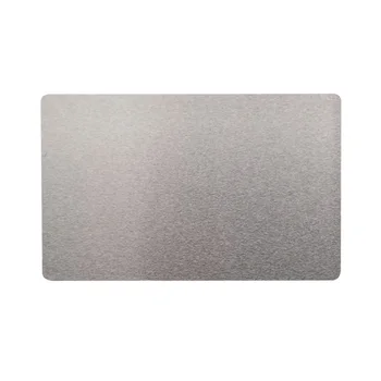 0.2 мм ултра-тънък алуминиев визитка алуминиева сплав карти, лазерно маркиране гравиране бизнес-достъп визитка празна
