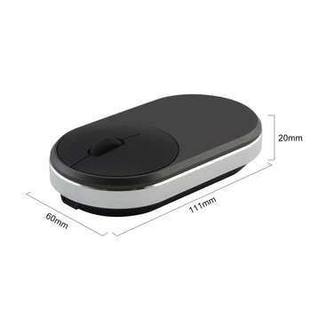 Безжична мишка с Bluetooth преносима оптична 5.0/3.0 RF 2.4 GHz Dual Three Mode Connect For Laptop PC БТ Gaming Office Silent Mouse